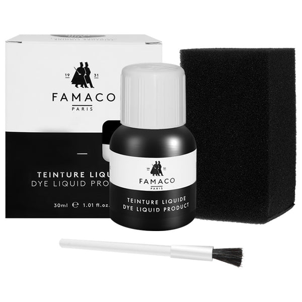 法國Famaco 皮革染色水 （黑色）皮革染劑